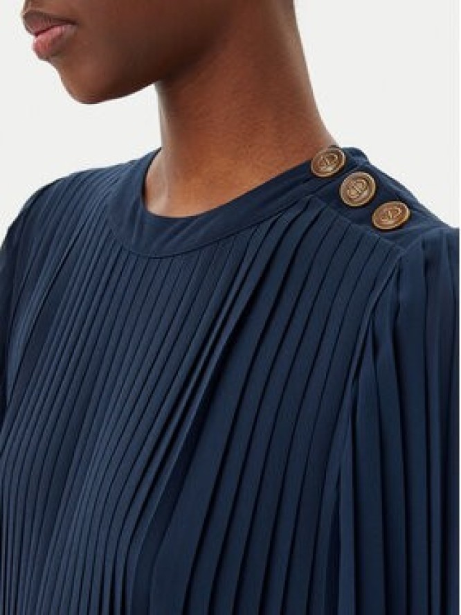 TWINSET Kombinezon 251TP2050 Granatowy Loose Fit