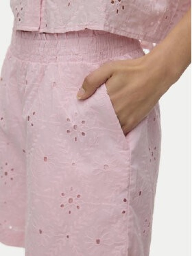Vero Moda Szorty materiałowe Eliza 10346709 Różowy Regular Fit