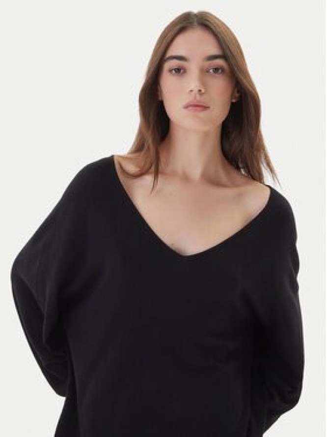 Kontatto Sweter 3M0815C Czarny Relaxed Fit