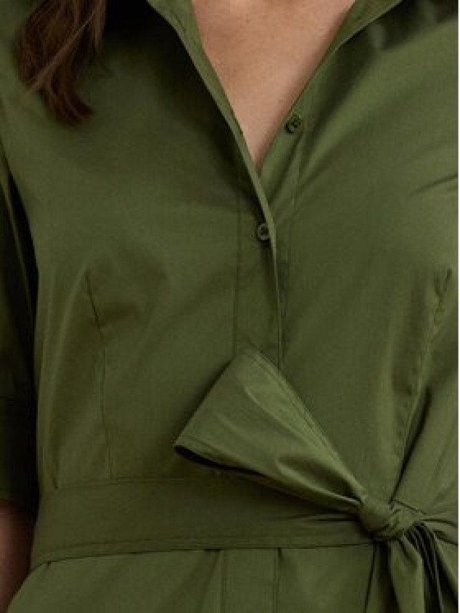 LAUREN RALPH LAUREN Sukienka koszulowa 200748950014 Zielony Regular Fit