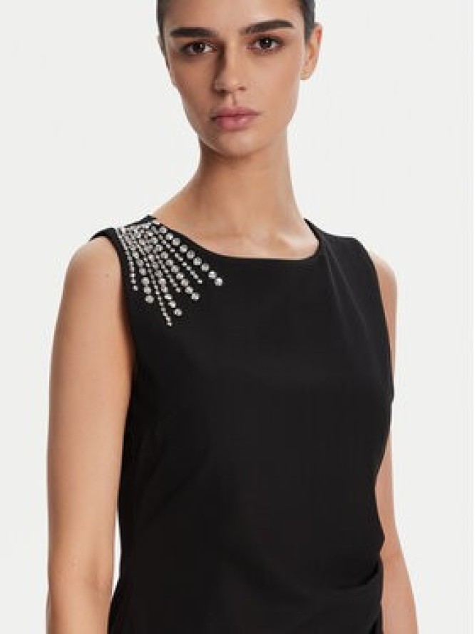 Artigli Sukienka koktajlowa ACAB000805 002 Czarny Regular Fit