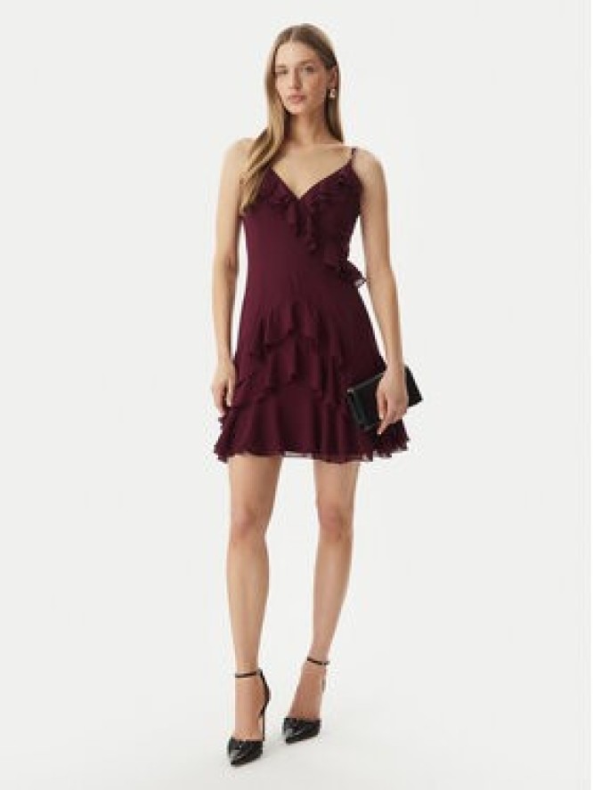 Morgan Sukienka koktajlowa 261-RDADOU Bordowy Regular Fit