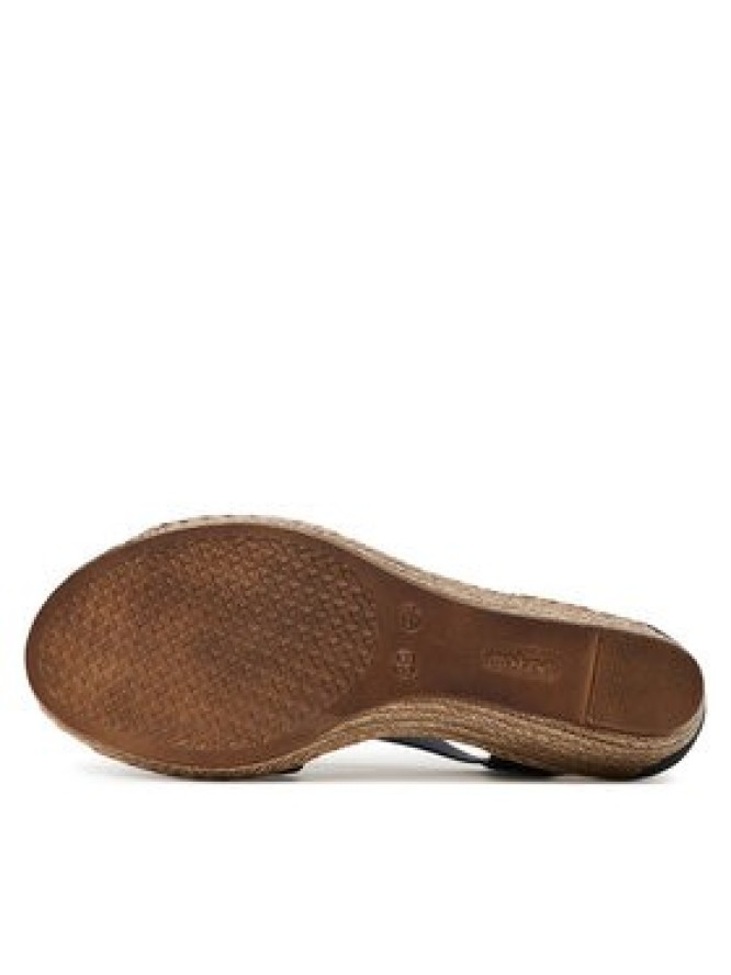 Rieker Sandały 624H6-14 Granatowy