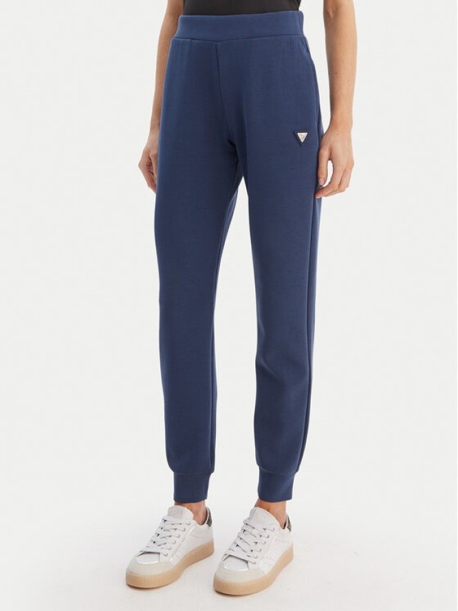 Guess Spodnie dresowe V4YB08 KCAY2 Granatowy Regular Fit