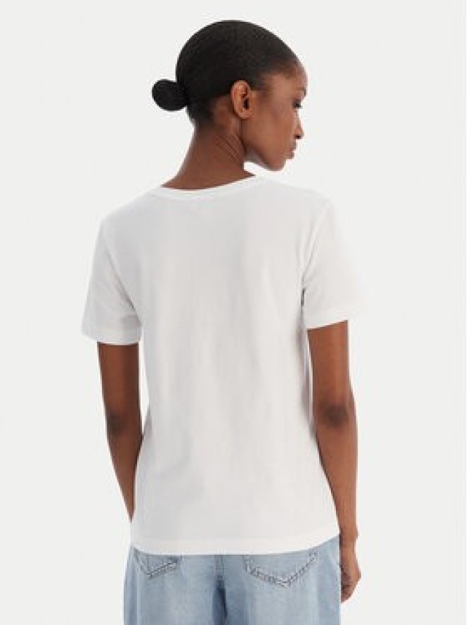 Calvin Klein Jeans T-Shirt Ss Monogram Vnk LV047B205G Biały Regular Fit