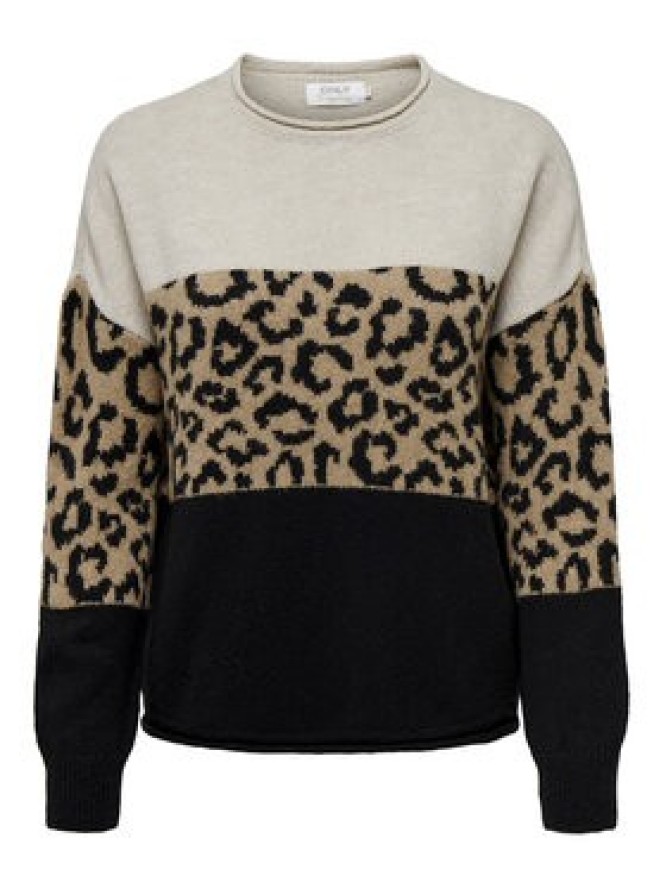 ONLY Sweter Jade 15294969 Beżowy Regular Fit