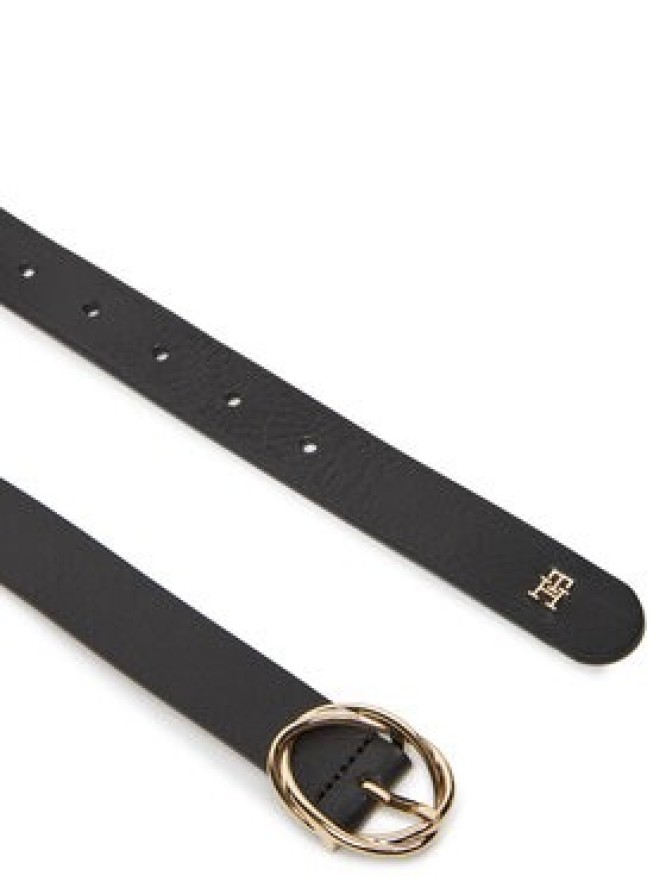 Tommy Hilfiger Pasek Damski Th Chic 2.5 AW0AW17932 Czarny