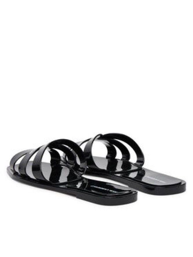 KARL LAGERFELD Klapki Jelly IV KL80025S Czarny