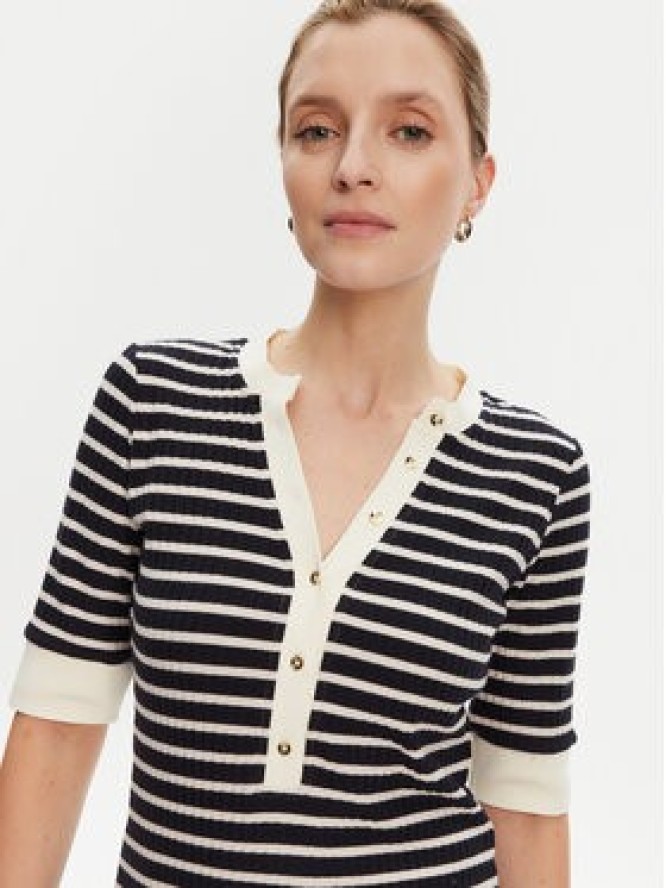 Guess Sweter W5YP20 KCZ82 Granatowy Regular Fit