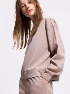 Bluza z modalem - beżowy