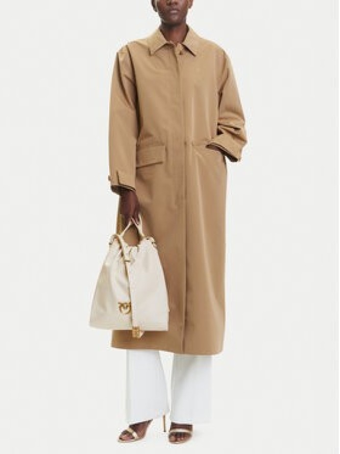 PINKO Torebka Slouchy Classic Bag PE 25 PLTT 104359 A270 Écru