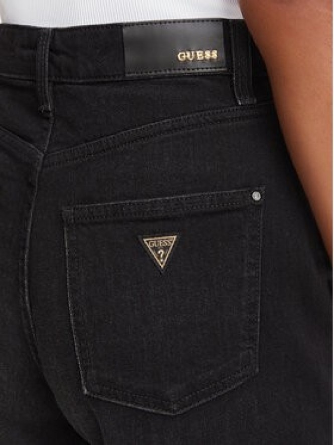 Guess Jeansy W6YA3J D1544 Czarny Tapered Leg