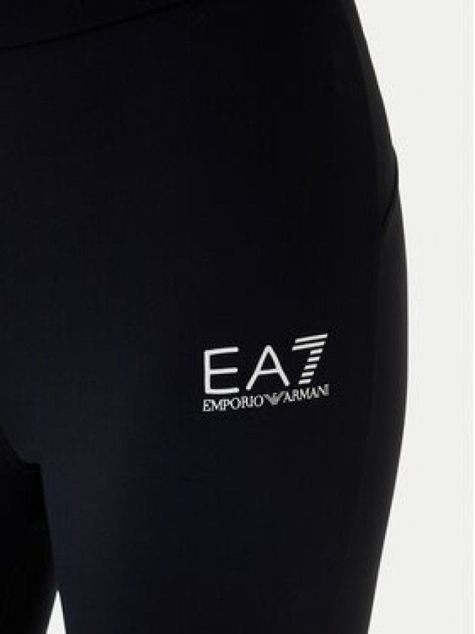 EA7 Emporio Armani Legginsy 7W000932 AF21580 UC001 Czarny Slim Fit