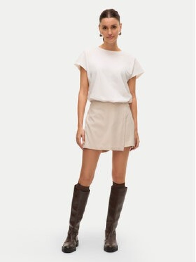 Vero Moda Spódnico-szorty Melina 10332054 Beżowy Loose Fit
