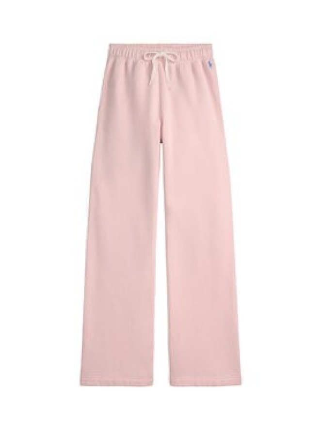 Polo Ralph Lauren Spodnie dresowe 211977959504 Różowy Wide Leg