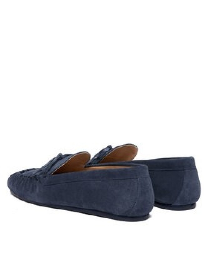 Stuart Weitzman Mokasyny Britt Bow SM414 Granatowy