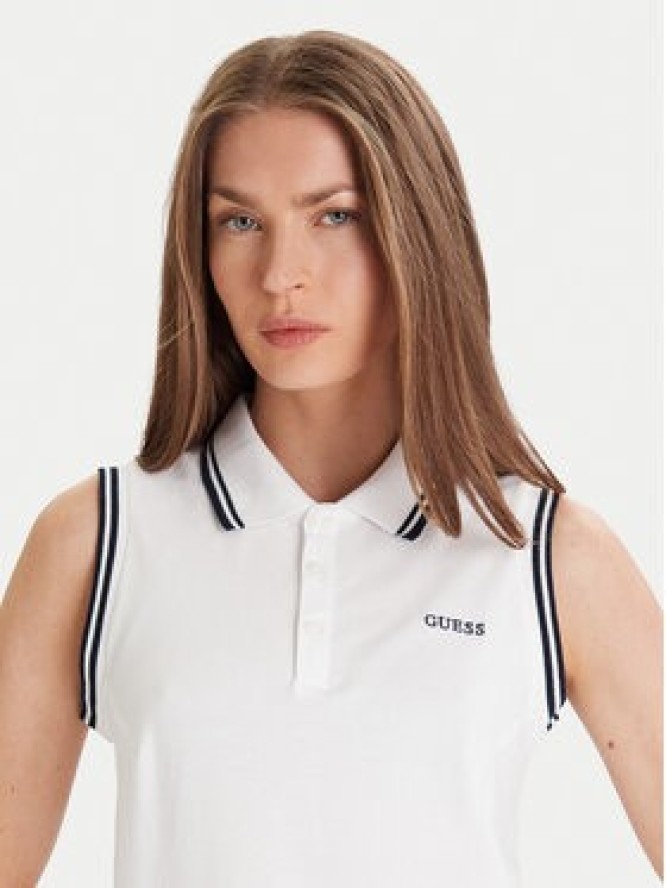 Guess Sukienka codzienna V5GK04 KCOK1 Biały Bodycon Fit