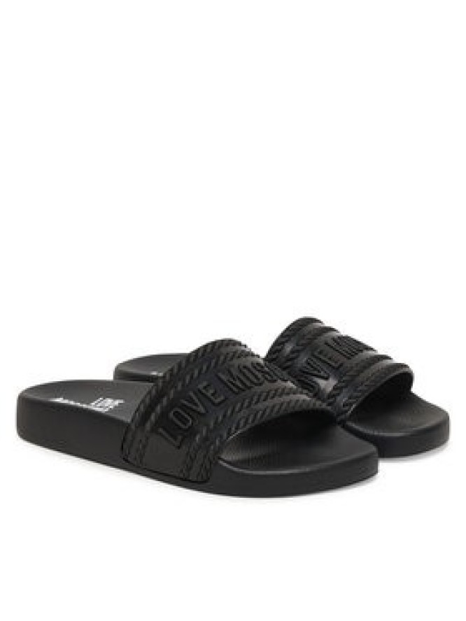 LOVE MOSCHINO Klapki JA28342G0OI22000 Czarny