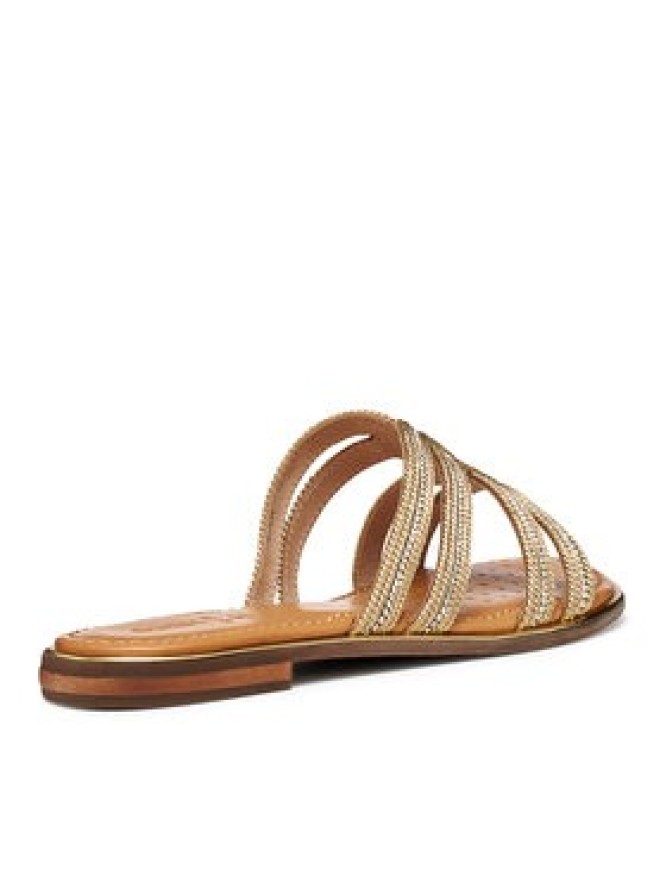 Geox Klapki D Sozy Plus D65DQA 000EW C2016 Złoty