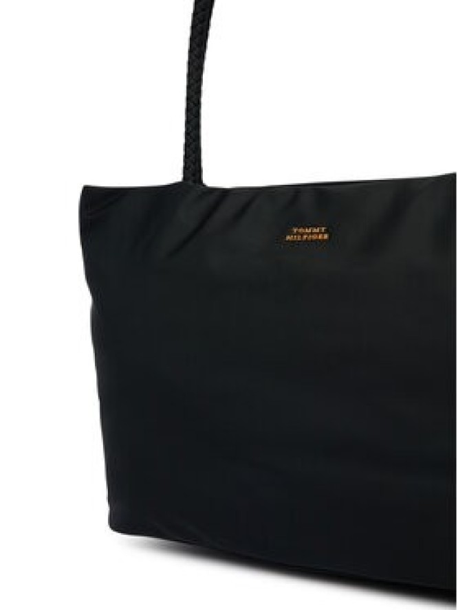Tommy Hilfiger Torebka Th Marina Hobo/Tote Nylon AW0AW18862 Czarny