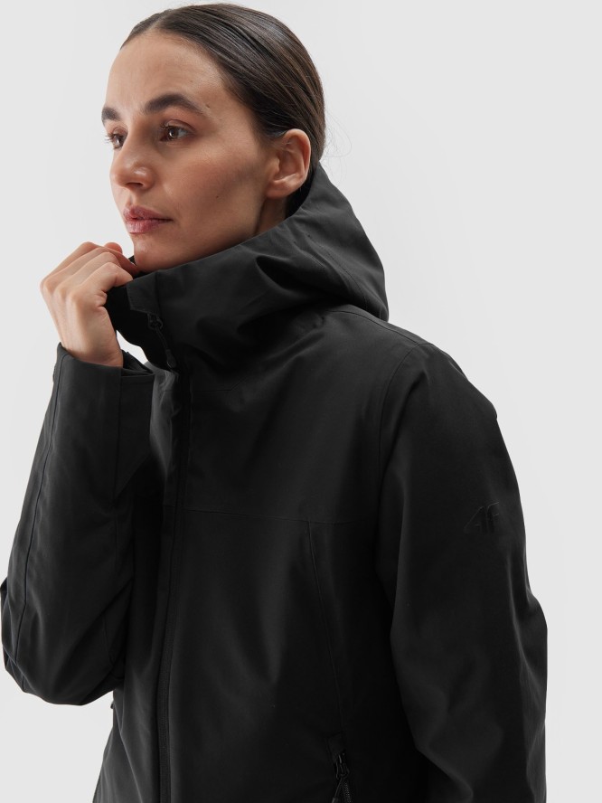4F Kurtka narciarska membrana 5000 damska - czarna L