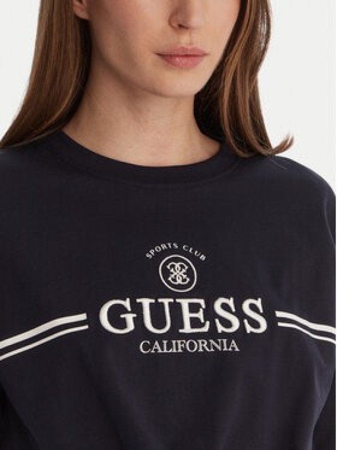 Guess T-Shirt V6GI20 K3509 Granatowy Regular Fit