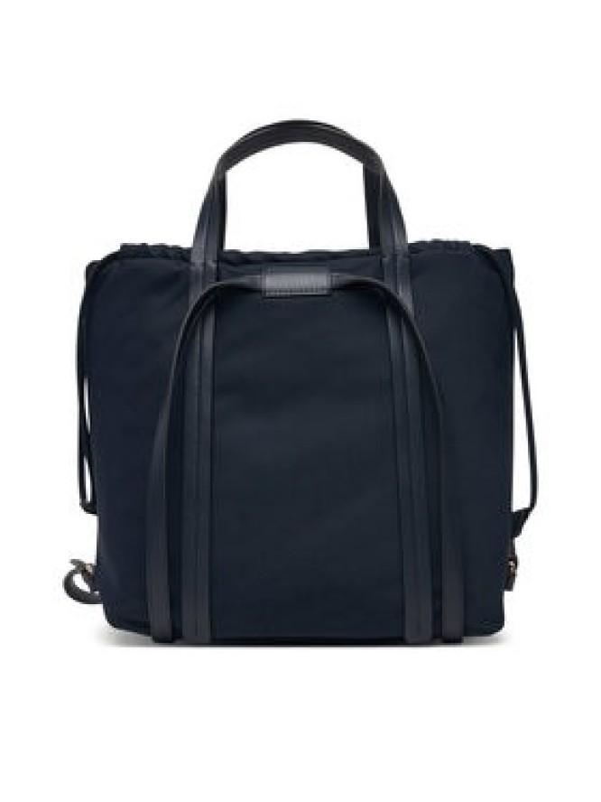 Tommy Hilfiger Plecak Th Soft Nylon Tote/Backpack AW0AW19029 Granatowy
