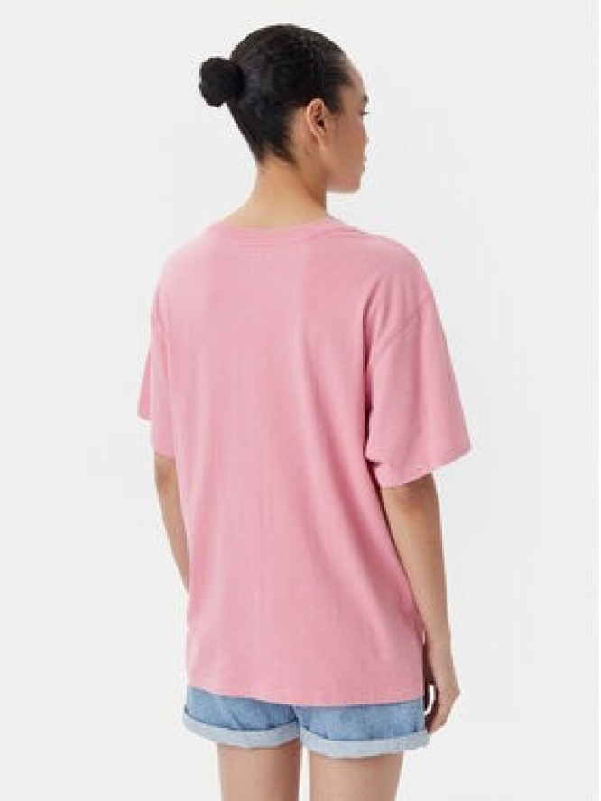 Roxy T-Shirt ERJZT05905 Różowy Oversize