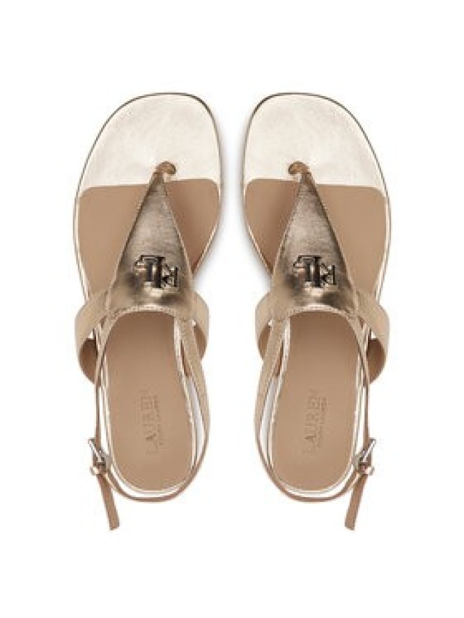 LAUREN RALPH LAUREN Sandały Everley 802970532001 Złoty