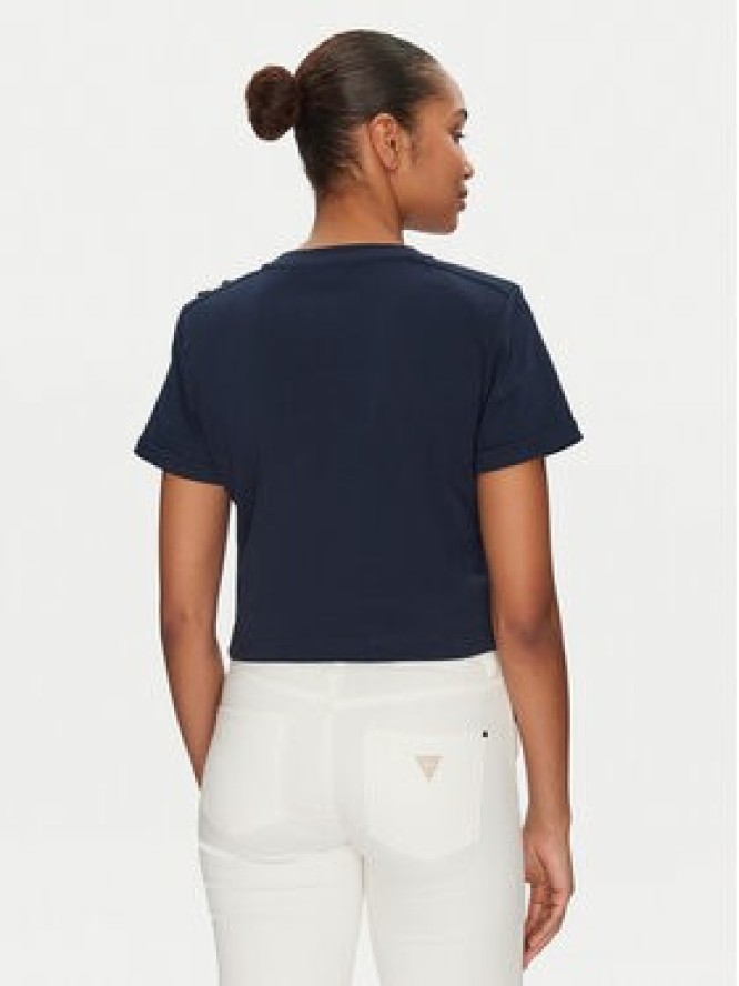Guess T-Shirt W5GI15 K8FQ4 Granatowy Regular Fit