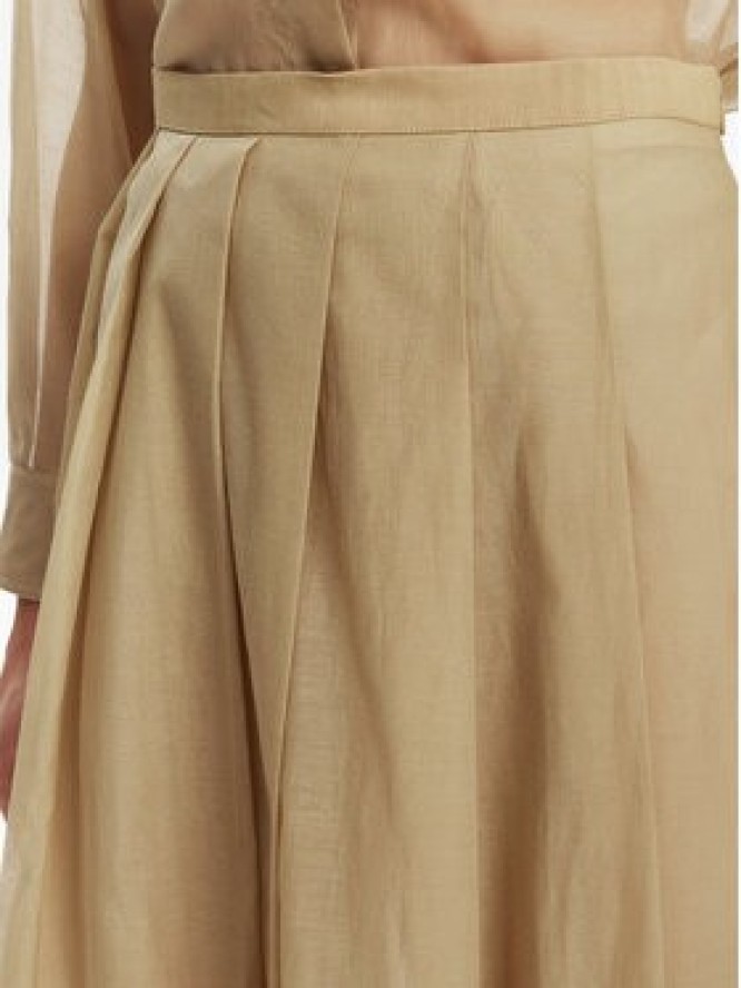Marella Spódnica trapezowa Cubano 2513101015 Beżowy Regular Fit