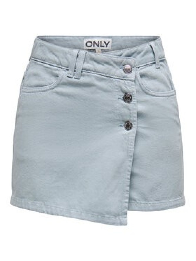 ONLY Spódnico-szorty Milly 15338617 Błękitny Regular Fit