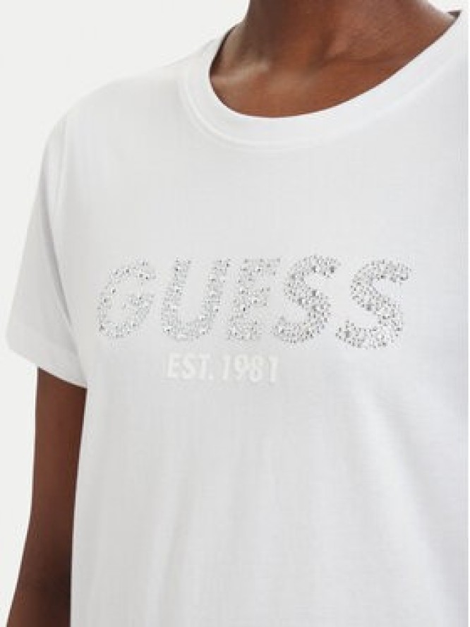 Guess T-Shirt W6GI15 K3035 Biały Regular Fit