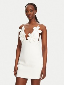 Bardot Sukienka koktajlowa Ingrid 59710DB1 Biały Slim Fit