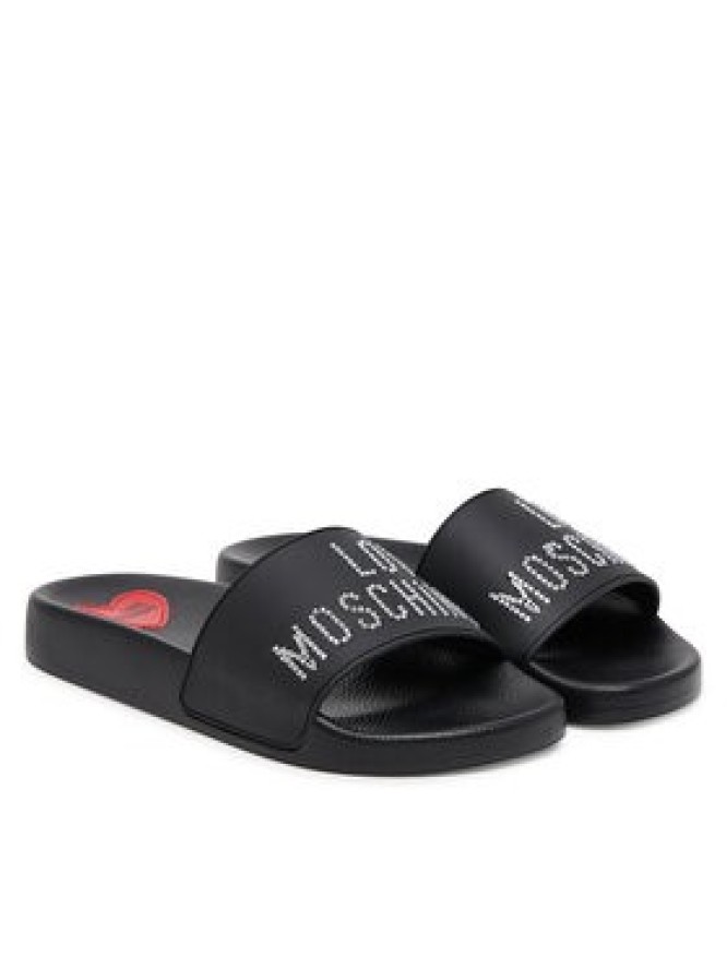 LOVE MOSCHINO Klapki JA28122G0MI13000 Czarny