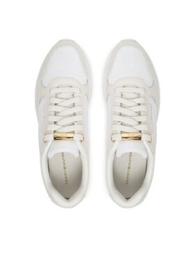 Tommy Hilfiger Sneakersy Th Chic Eva Runner Mesh FW0FW09465 Beżowy