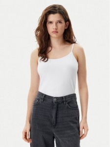 Gap Top 701570-01 Biały Slim Fit