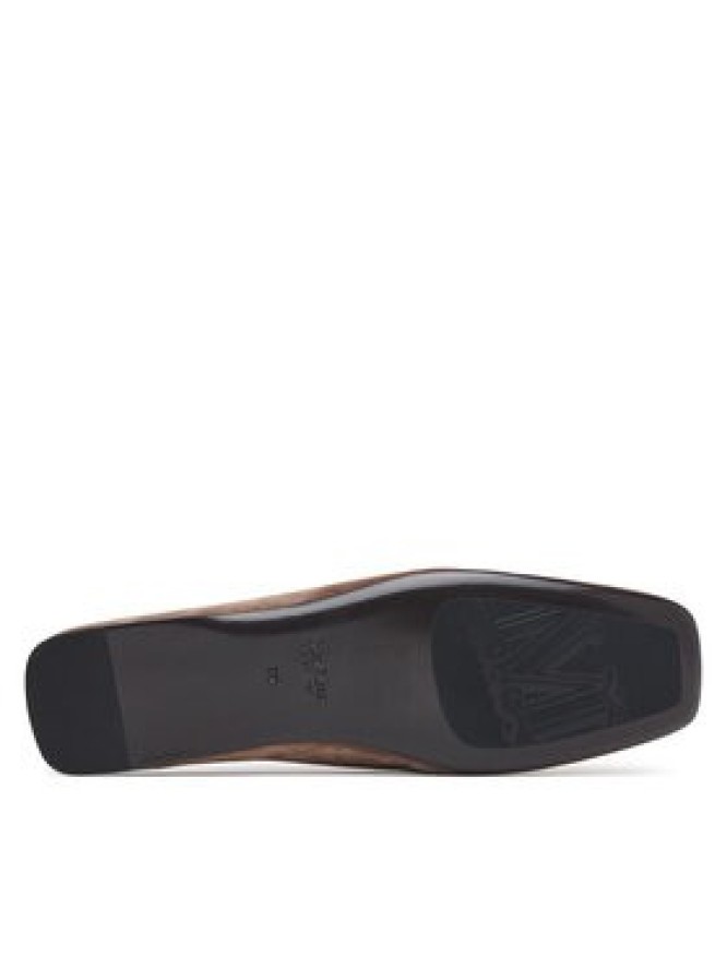 Max Mara Klapki Tessile 2624526051 Brązowy
