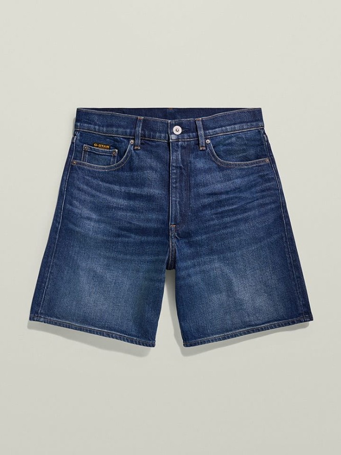 G-Star Bermudy dżinsowe w kolorze granatowym rozmiar: W25