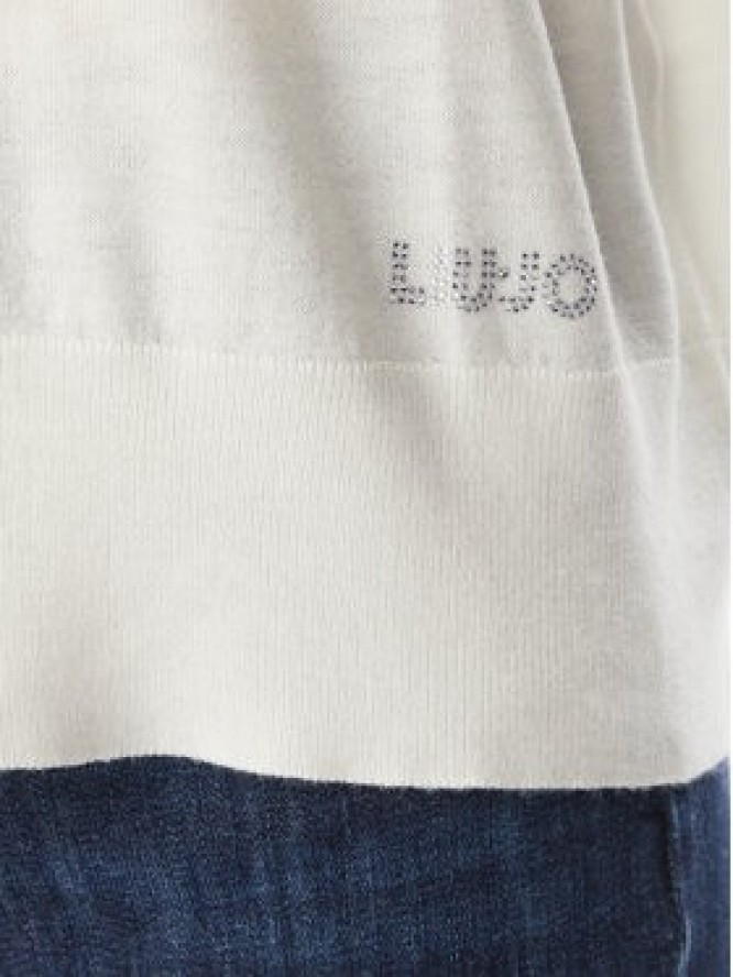 Liu Jo Sweter WF6445 MA16R Kremowy Regular Fit