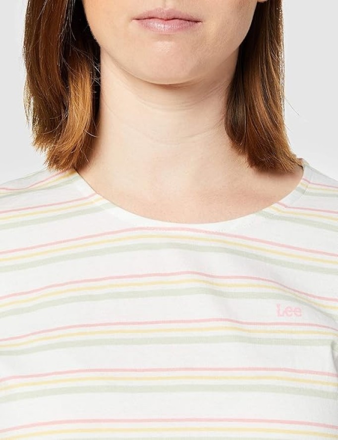 Damska Koszulka LEE CAP SLEEVE TEE LA PINK L41FJXNL 112108939