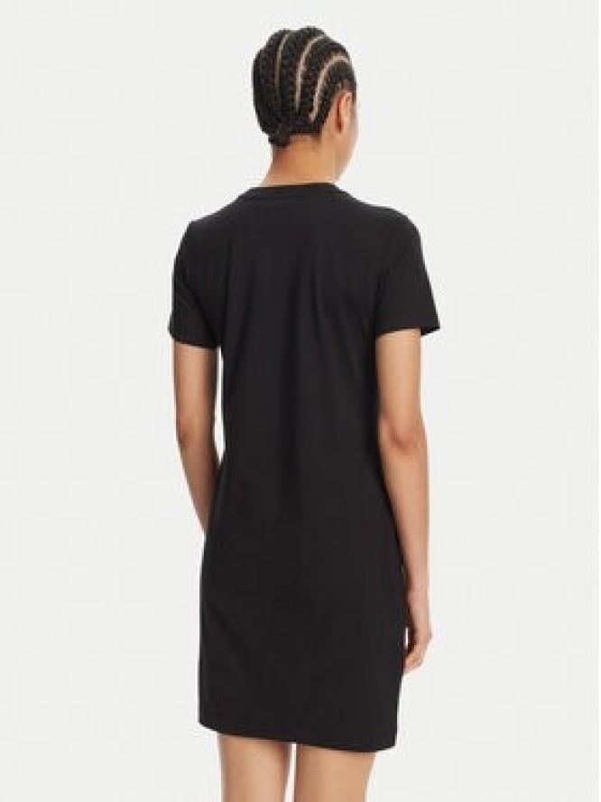 Just Cavalli Sukienka codzienna 78PAOE15 Czarny Regular Fit