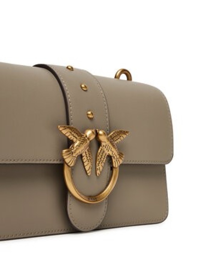PINKO Torebka Love One Mini ST.CL Al 25-26 PLTT 105856 A0F1 Szary