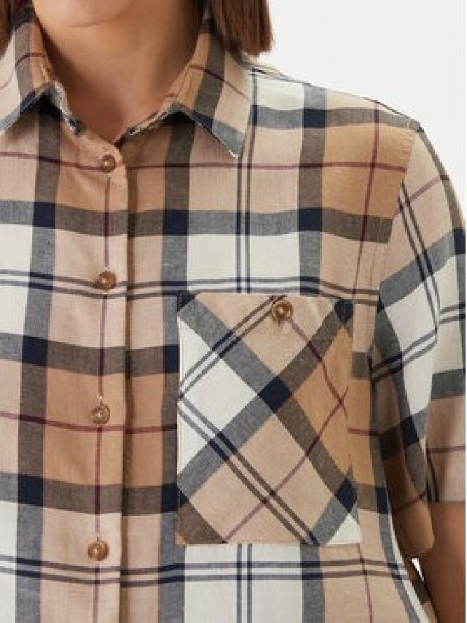Barbour Koszula Fern LSH1744BR37 Beżowy Regular Fit