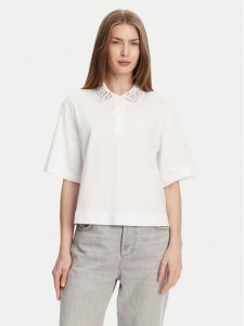 Marella Polo Gonzaga 2513951014 Biały Relaxed Fit