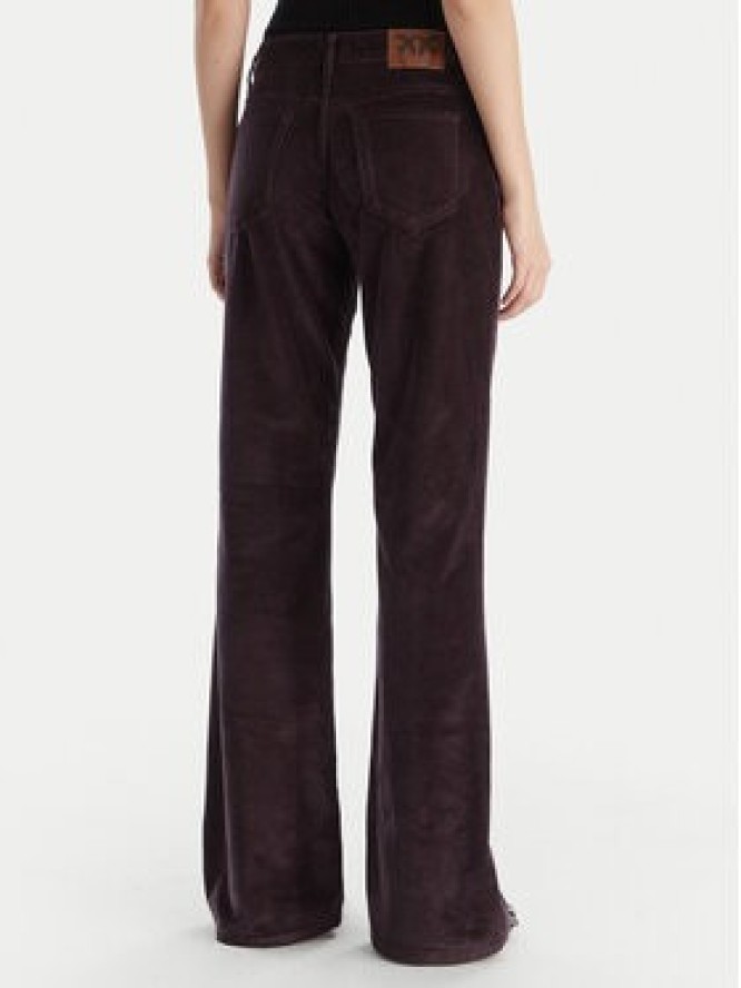 PINKO Spodnie materiałowe Old Velvet 105662 A2WS Fioletowy Regular Fit