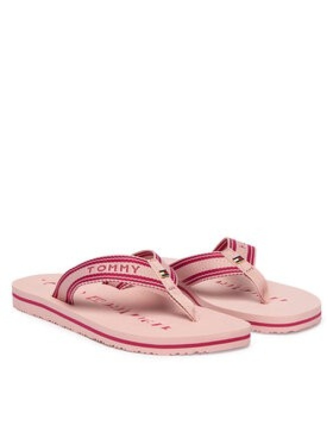 Tommy Hilfiger Japonki Th Webbing Summer Sandal FW0FW09193 Różowy