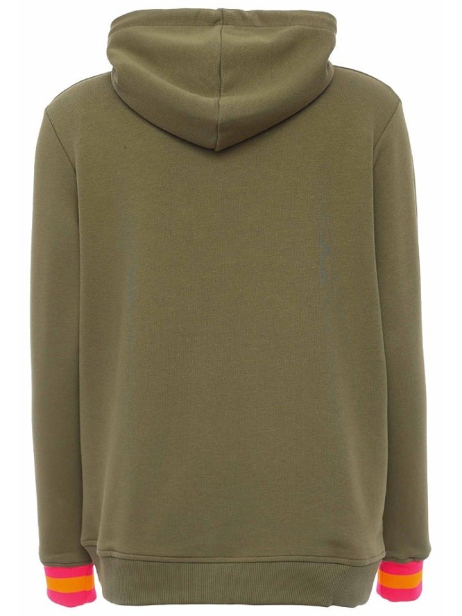 Zwillingsherz Bluza "Dorota" w kolorze khaki rozmiar: L/XL