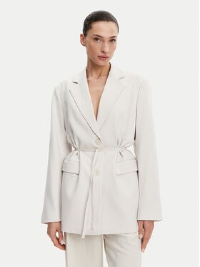 Calvin Klein Jeans Marynarka J20J225206 Écru Slim Fit