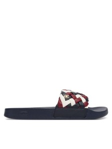 Tommy Hilfiger Klapki Th Cornrow Pool Slide FW0FW09039 Kolorowy